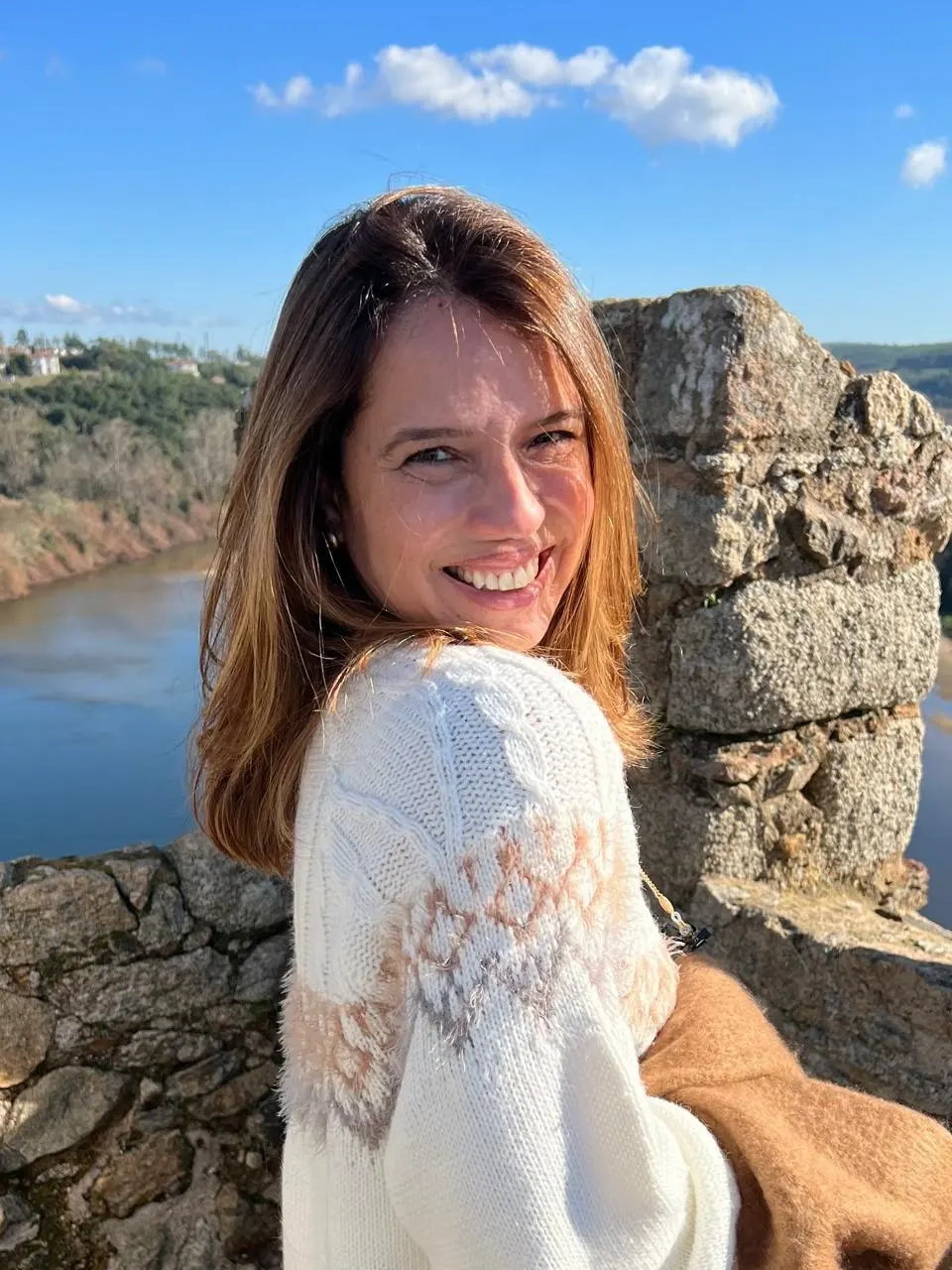 Carla, criadora das bolsas CQ